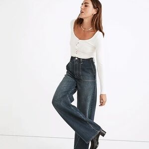 Madewell Superwide Leg Jeans Size 31